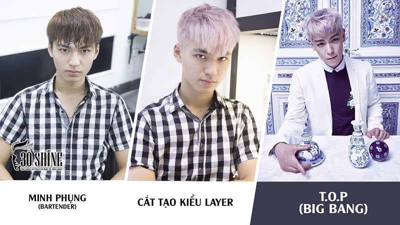Những kiểu tóc nam Hàn Quốc đẹp nhất của T.O.P (Big Bang)