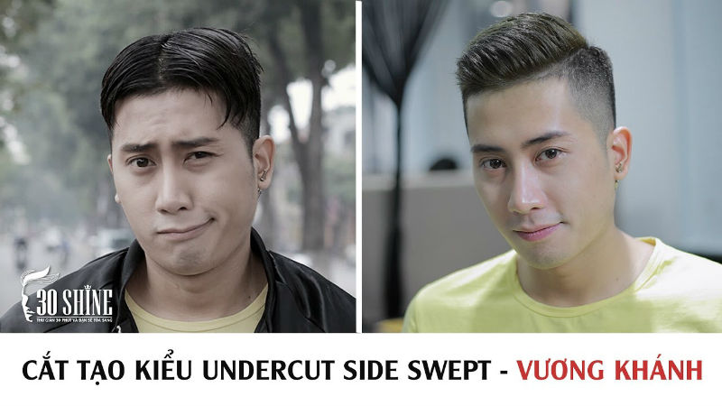 Side Swept Undercut - Sự kết tinh từ những kiểu tóc đẹp nhất 